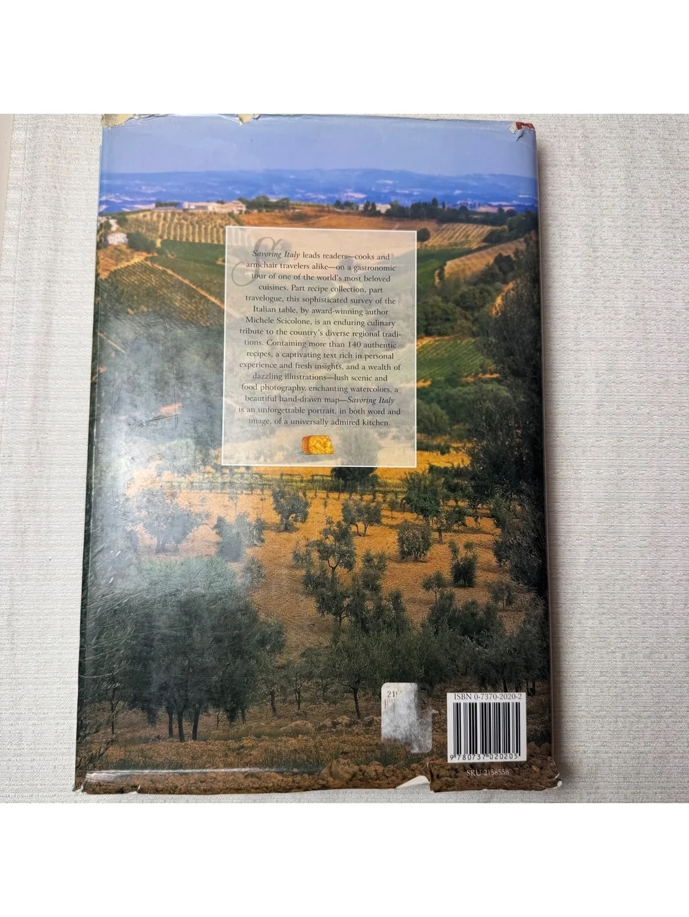 Williams Sonoma Savoring Italy Hardcover Cookbook Michele Scicolone 1999
